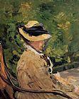 Edouard Manet Madame Manet at Bellevue painting